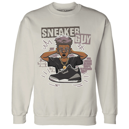 NastyJamz-Black-Violet-Ore-3s-Sweatshirt-Match-Sneaker-Guy-Collector