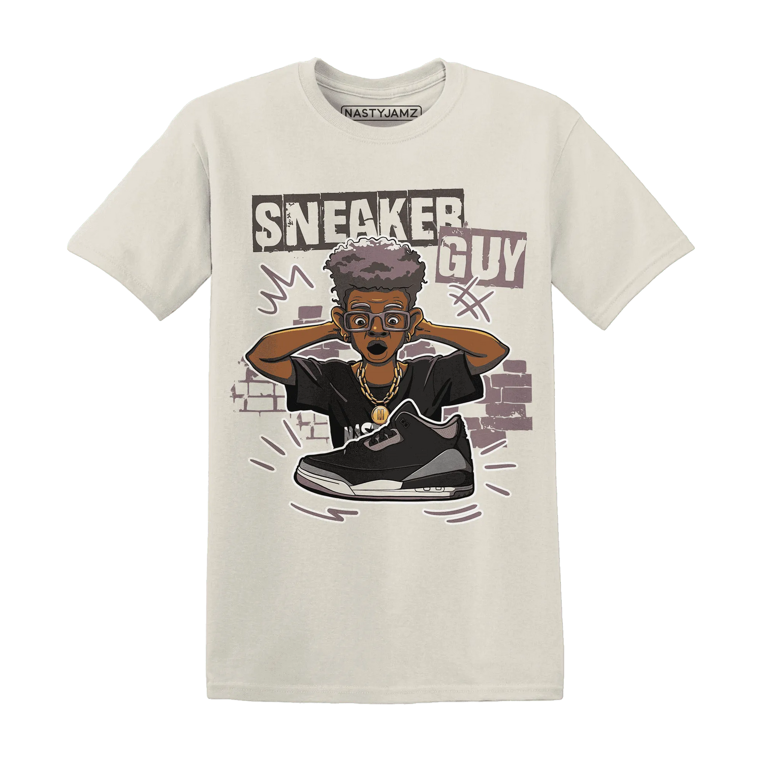 NastyJamz-Black-Violet-Ore-3s-T-Shirt-Match-Sneaker-Guy-Collector