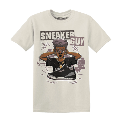 NastyJamz-Black-Violet-Ore-3s-T-Shirt-Match-Sneaker-Guy-Collector