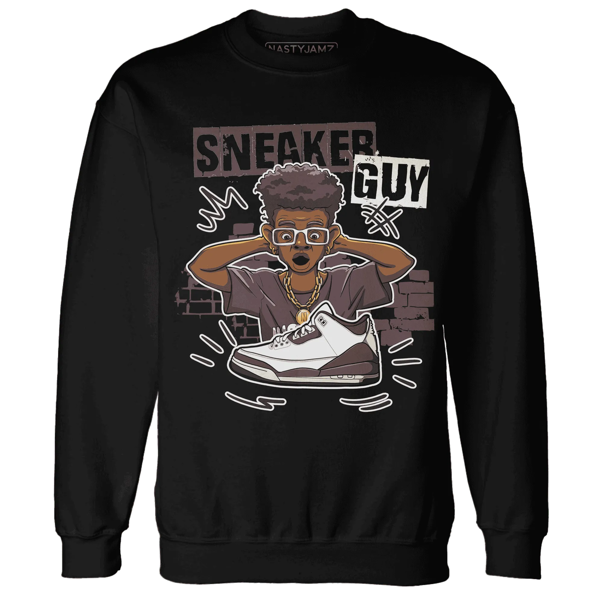 NastyJamz-Burgundy-Crush-3s-Sweatshirt-Match-Sneaker-Guy-Collector