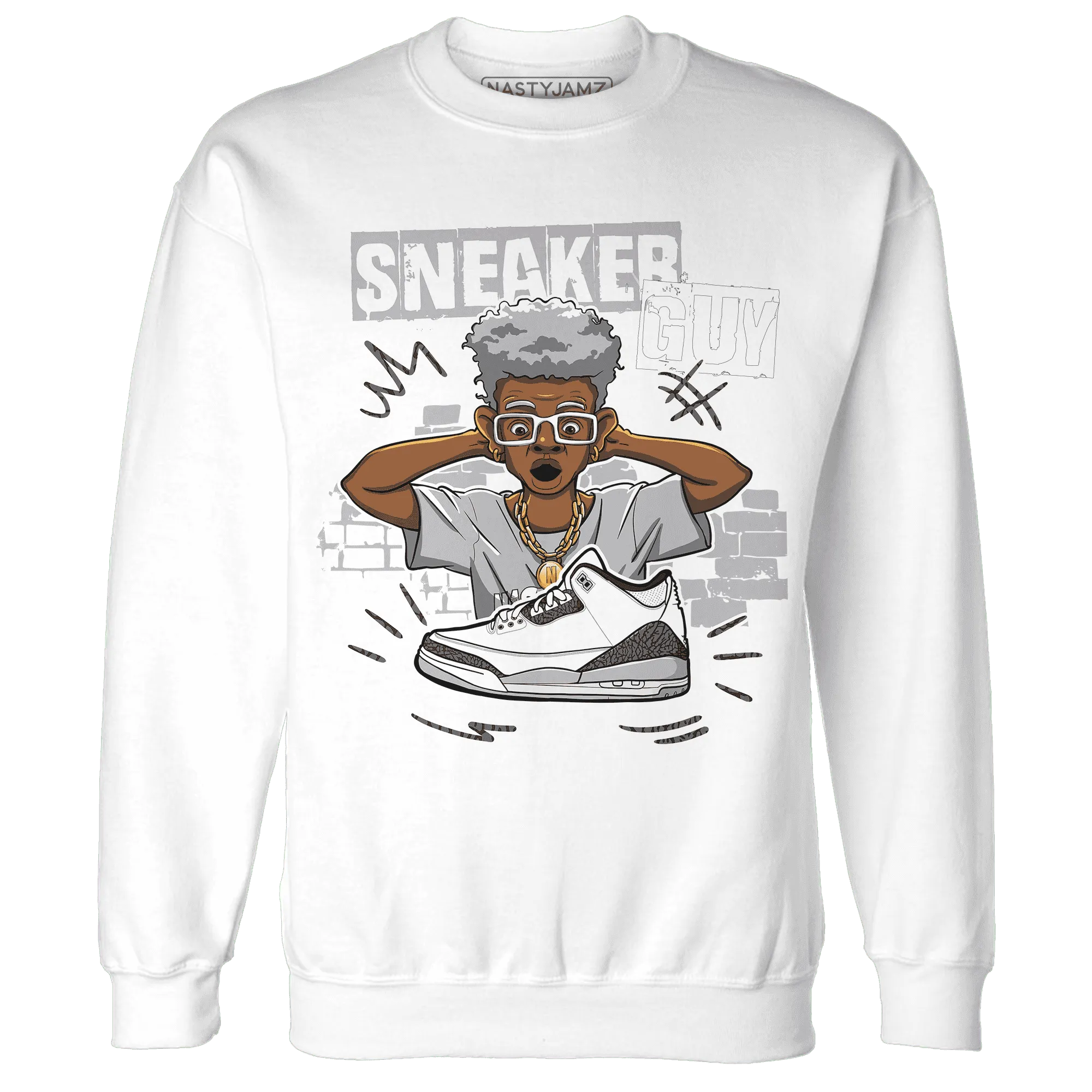 NastyJamz-Cement-Grey-3s-Sweatshirt-Match-Sneaker-Guy-Collector