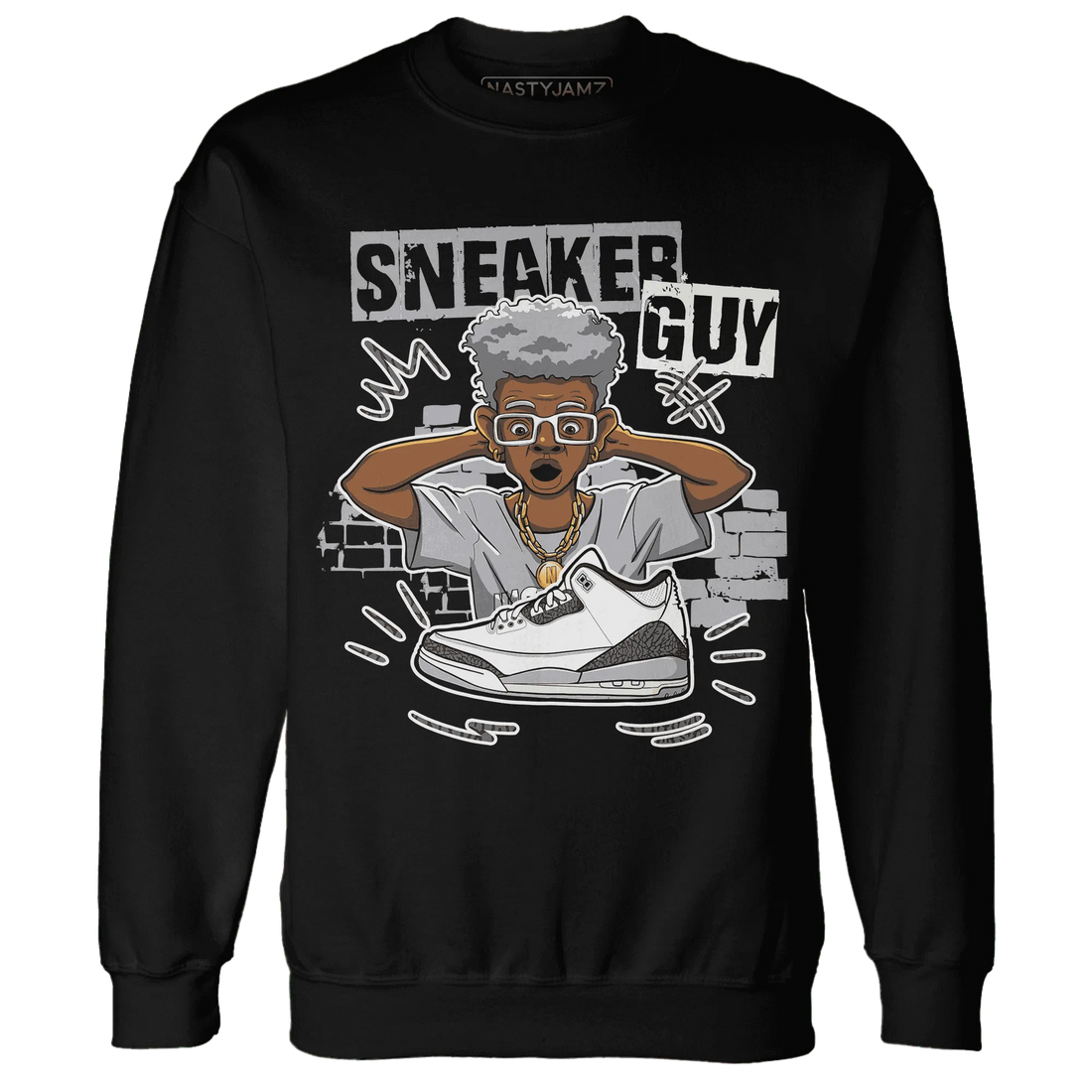 NastyJamz-Cement-Grey-3s-Sweatshirt-Match-Sneaker-Guy-Collector