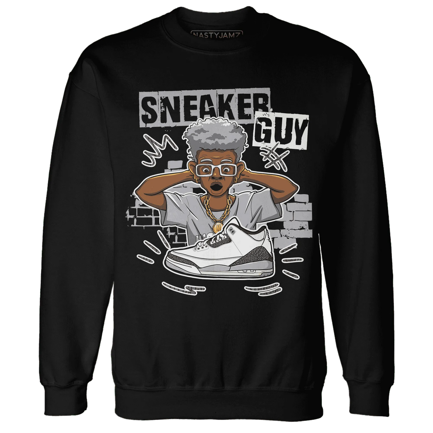 NastyJamz-Cement-Grey-3s-Sweatshirt-Match-Sneaker-Guy-Collector