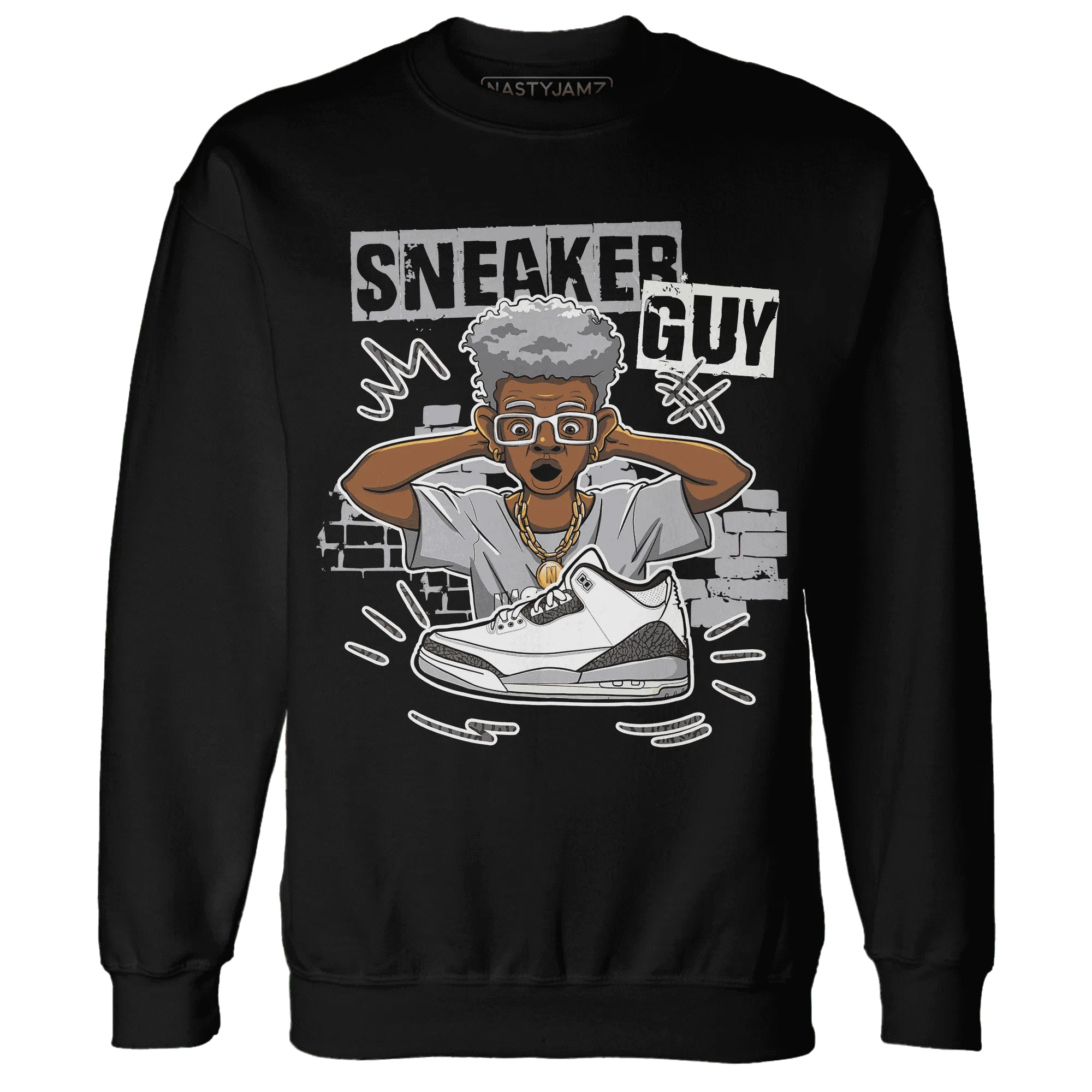 NastyJamz-Cement-Grey-3s-Sweatshirt-Match-Sneaker-Guy-Collector