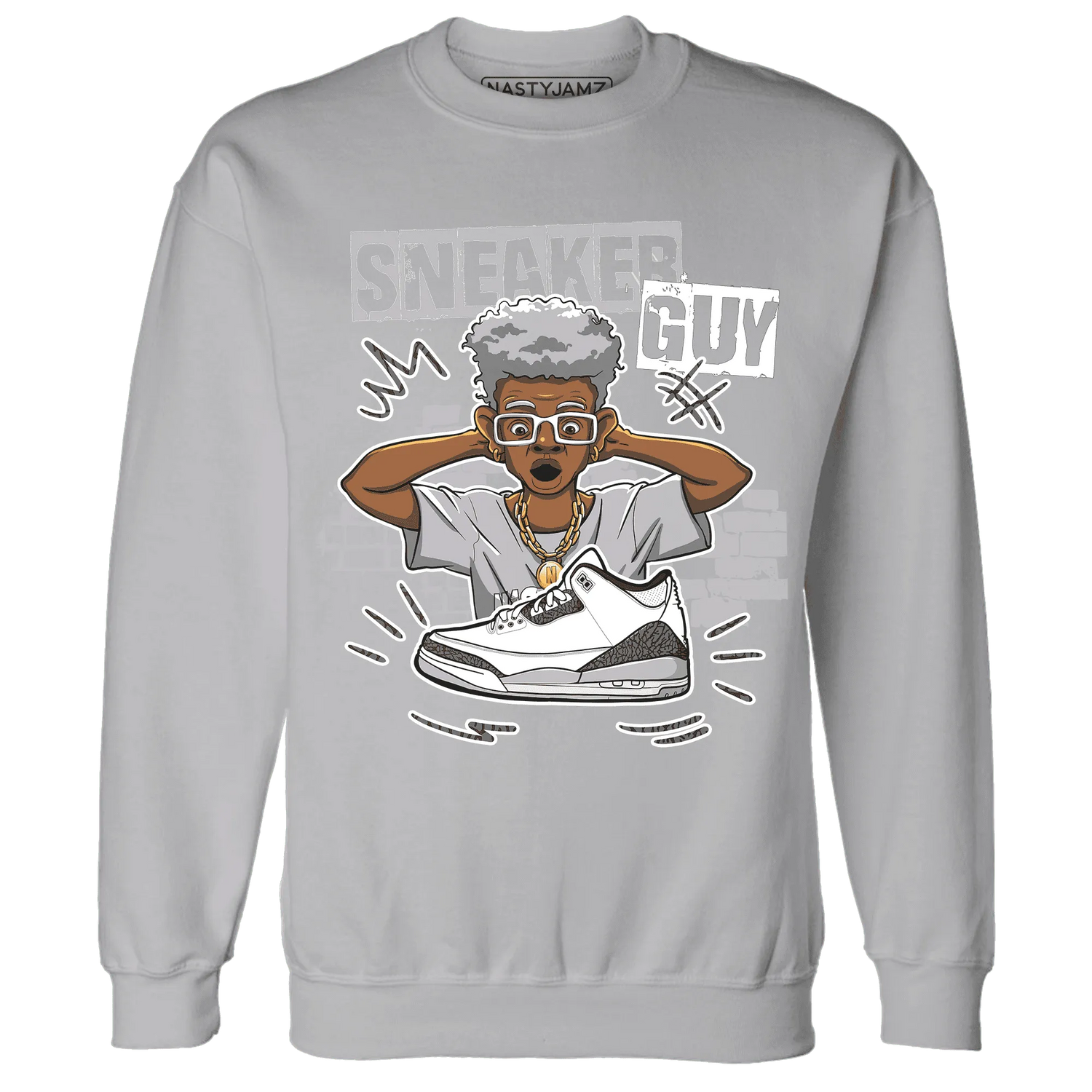 NastyJamz-Cement-Grey-3s-Sweatshirt-Match-Sneaker-Guy-Collector