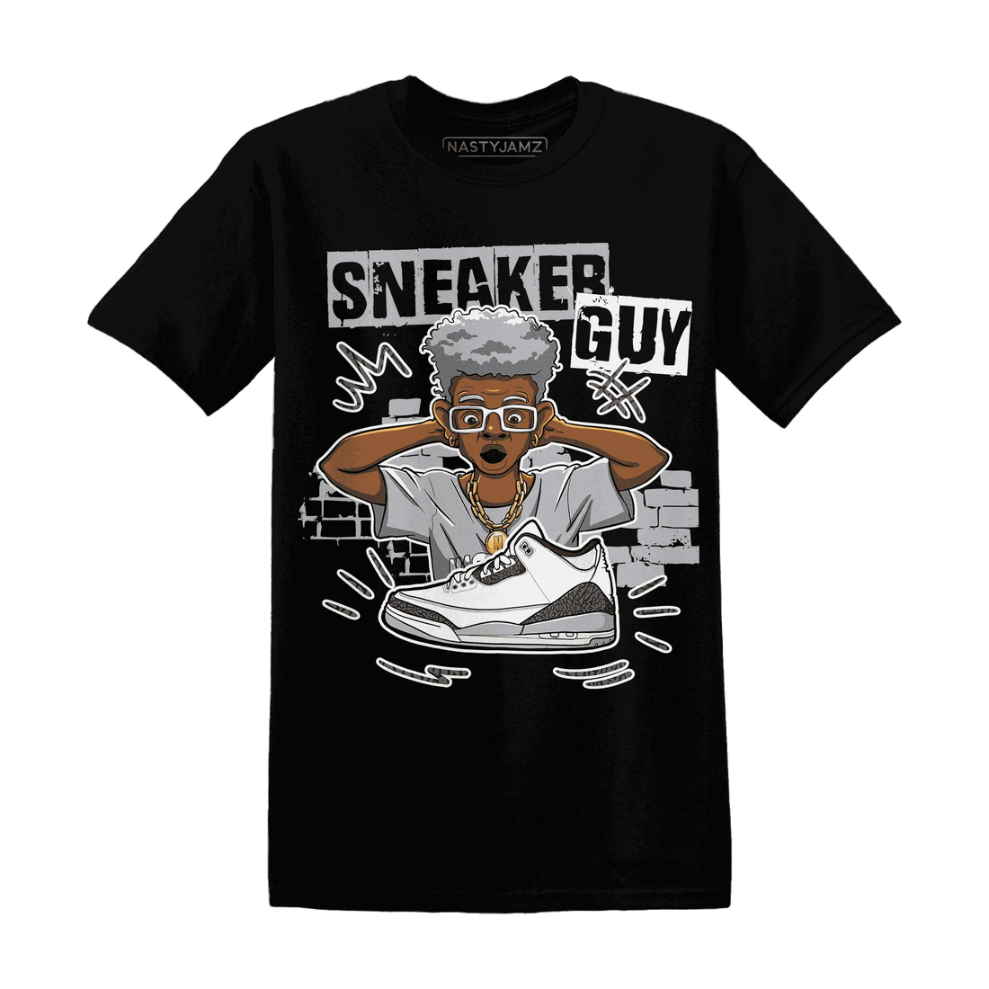 NastyJamz-Cement-Grey-3s-T-Shirt-Match-Sneaker-Guy-Collector