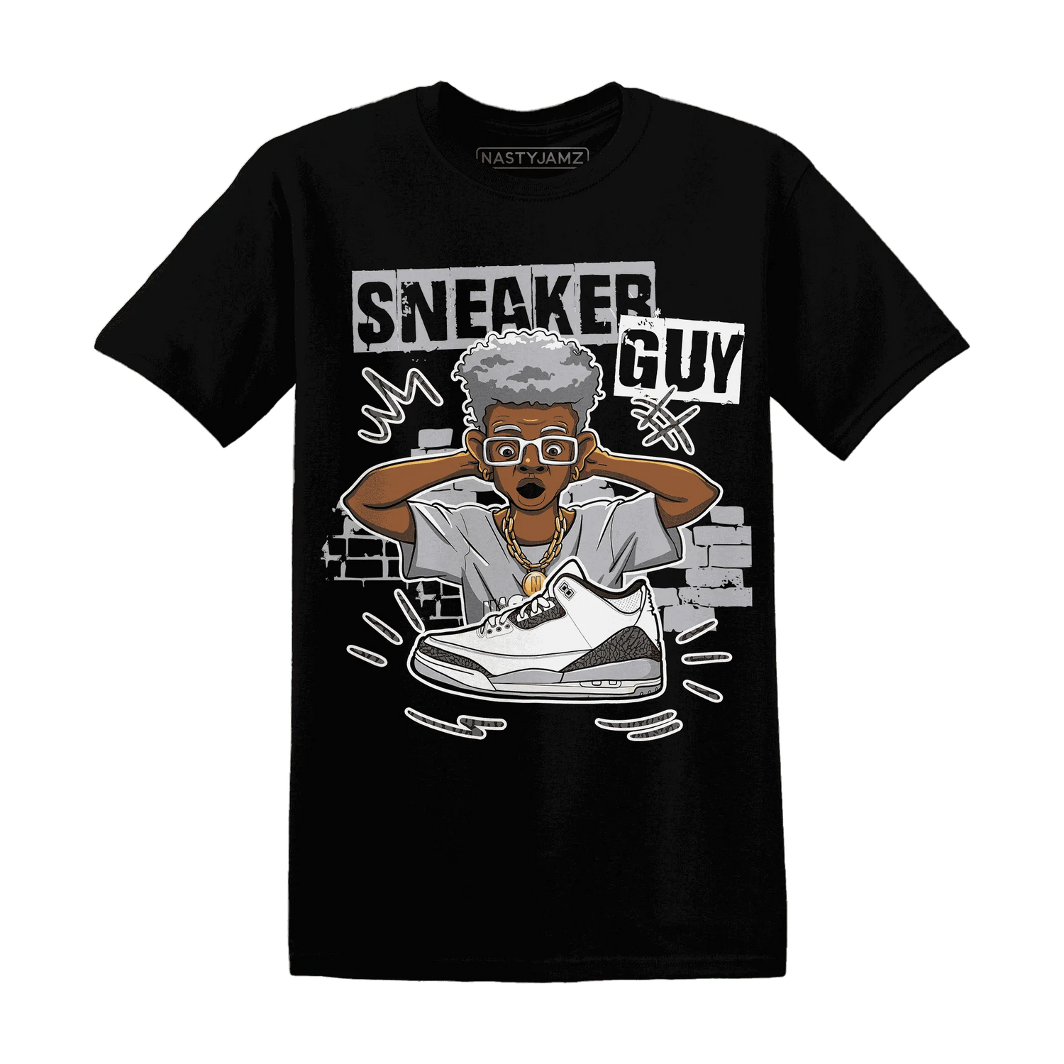 NastyJamz-Cement-Grey-3s-T-Shirt-Match-Sneaker-Guy-Collector