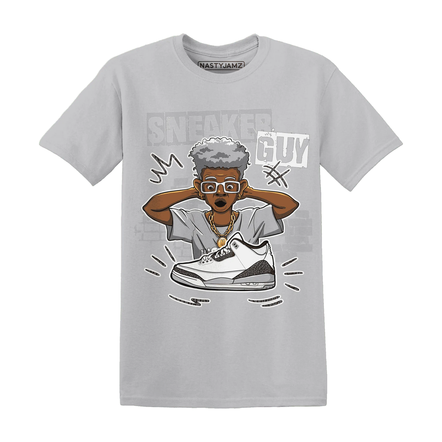 NastyJamz-Cement-Grey-3s-T-Shirt-Match-Sneaker-Guy-Collector