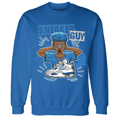 NastyJamz-Industrial-Blue-4s-Sweatshirt-Match-Sneaker-Guy-Collector