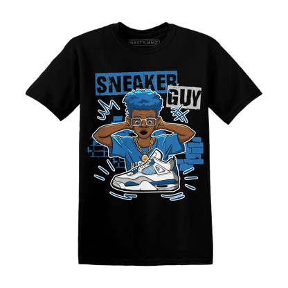 NastyJamz-Industrial-Blue-4s-T-Shirt-Match-Sneaker-Guy-Collector