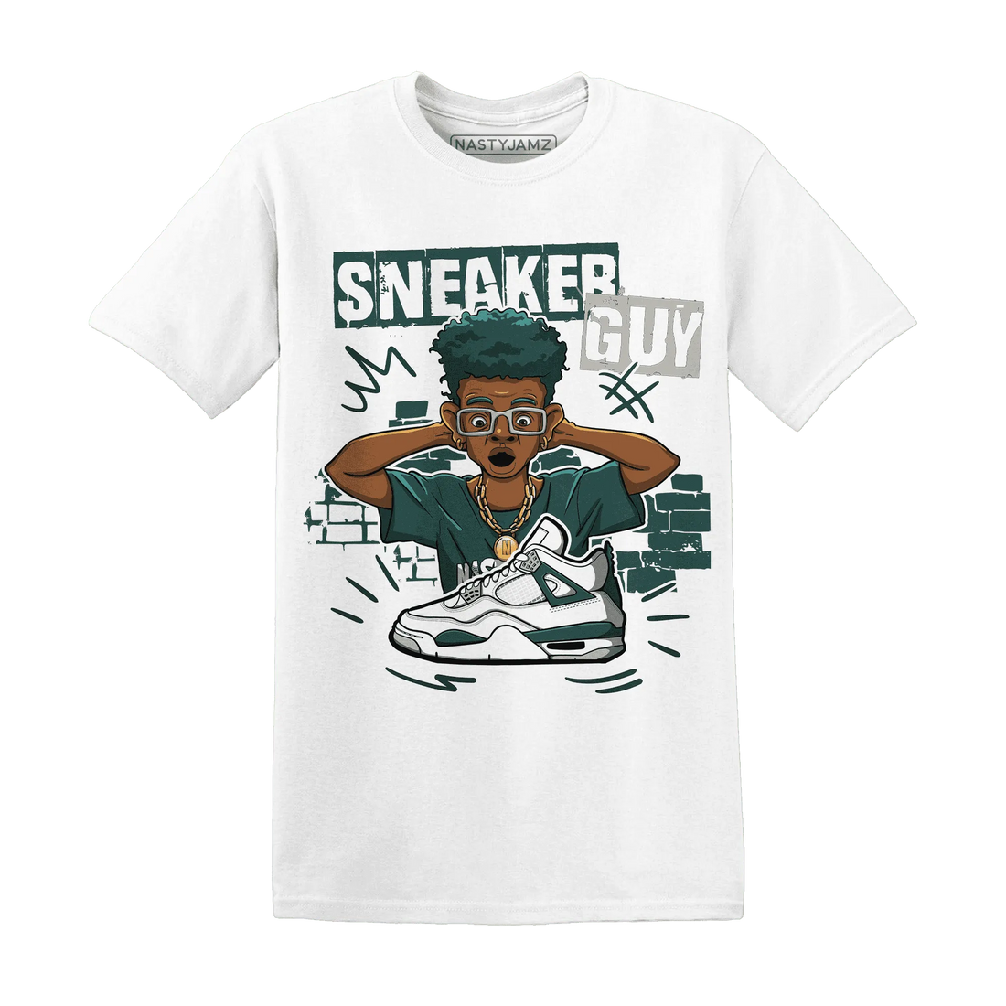 NastyJamz-Oxidized-Green-4s-T-Shirt-Match-Sneaker-Guy-Collector