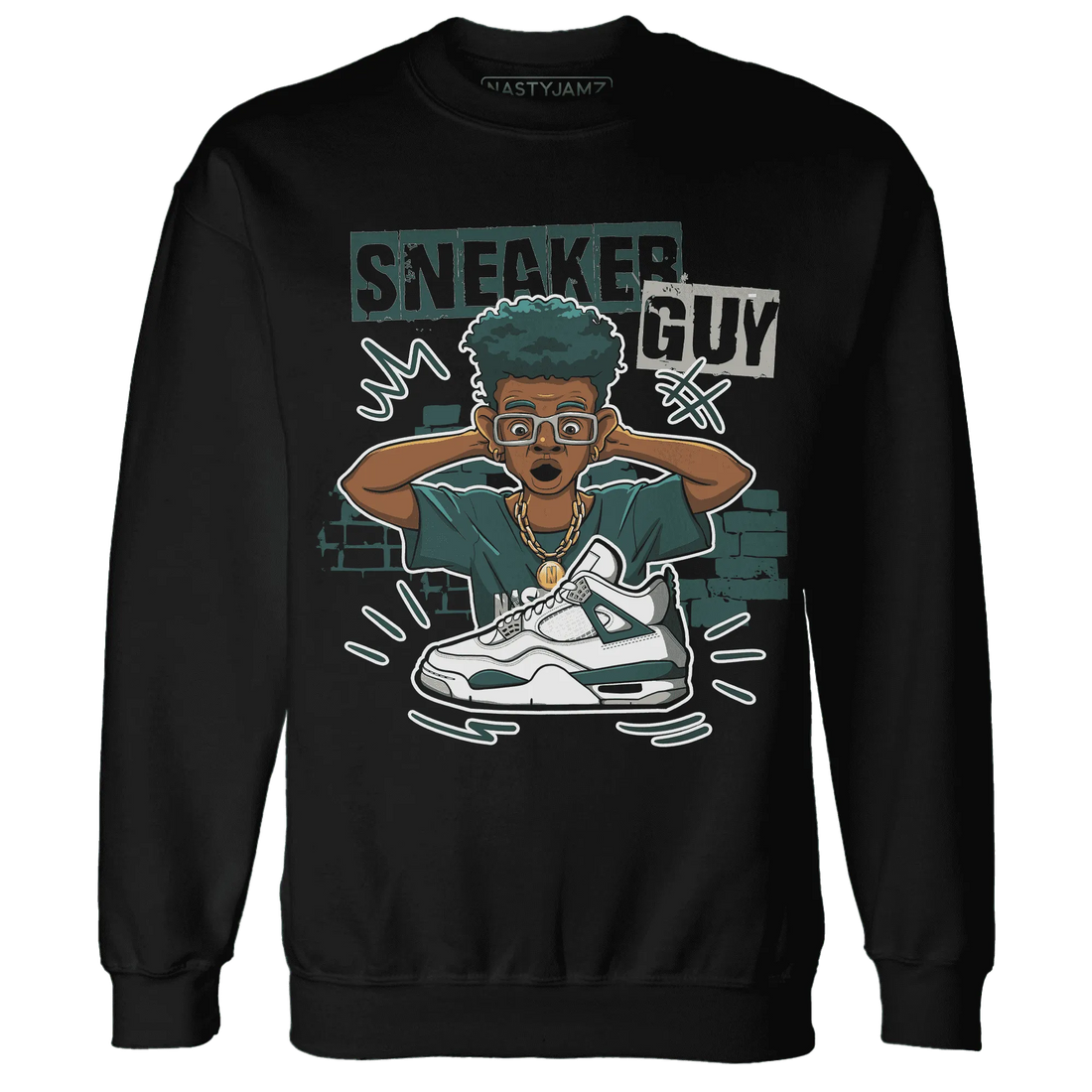NastyJamz-Oxidized-Green-4s-Sweatshirt-Match-Sneaker-Guy-Collector