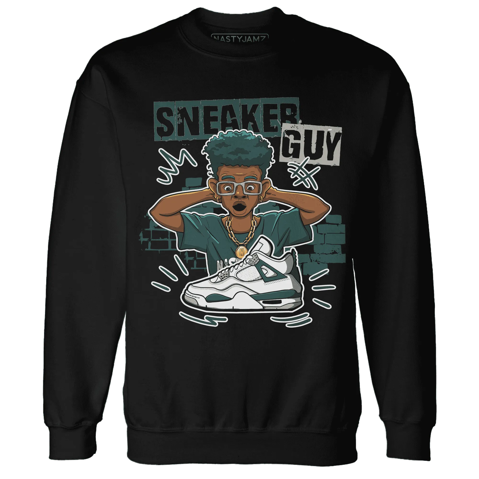 NastyJamz-Oxidized-Green-4s-Sweatshirt-Match-Sneaker-Guy-Collector