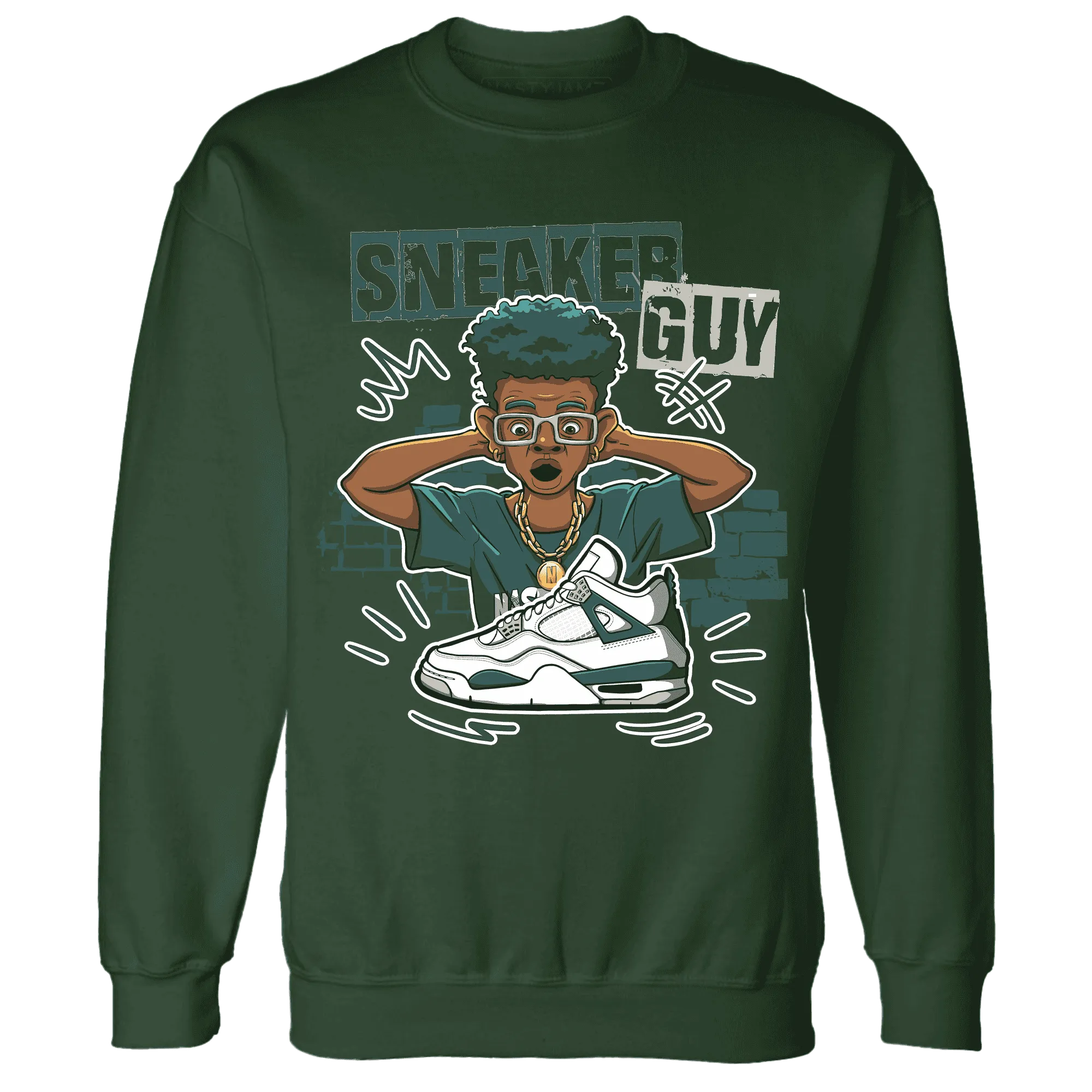 NastyJamz-Oxidized-Green-4s-Sweatshirt-Match-Sneaker-Guy-Collector