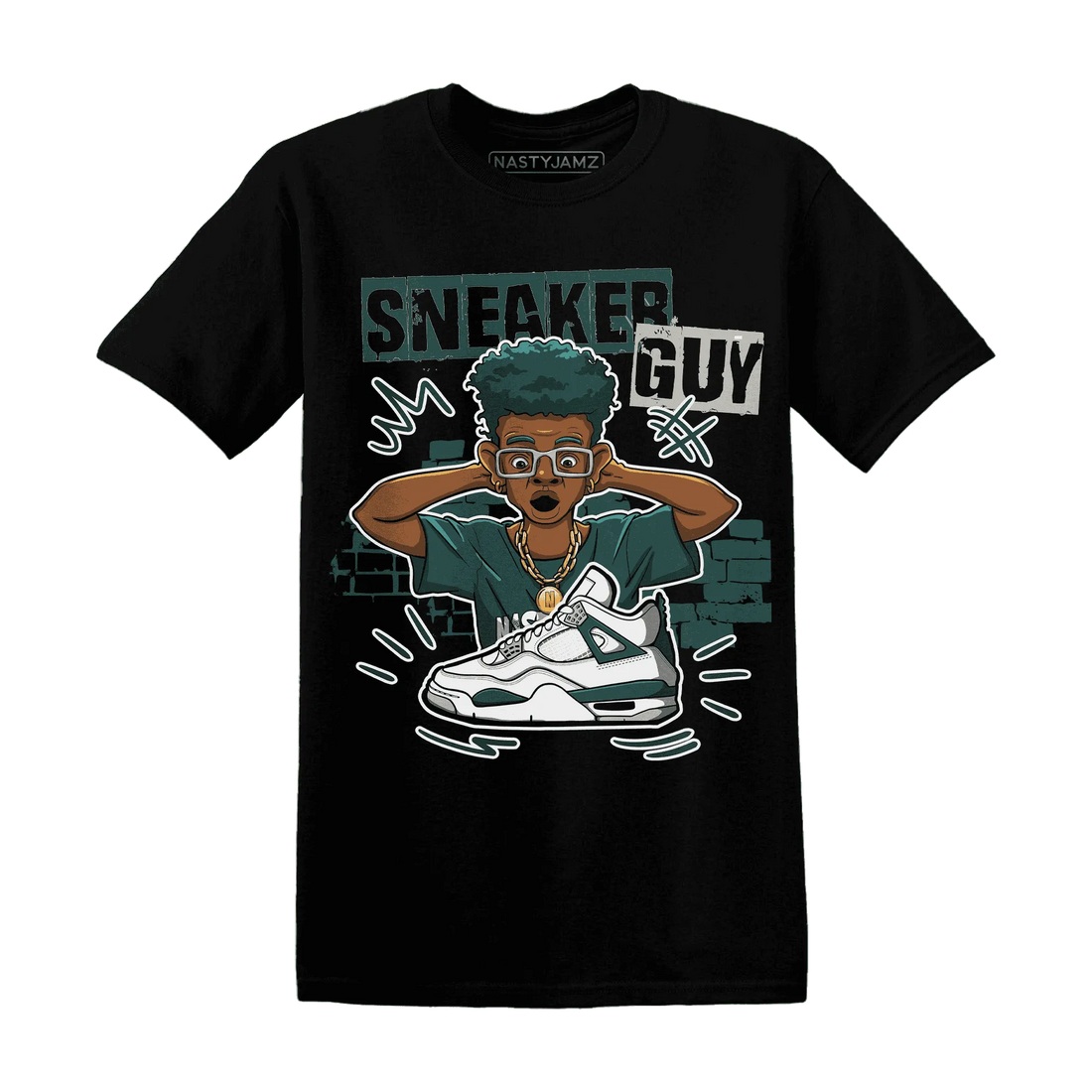 NastyJamz-Oxidized-Green-4s-T-Shirt-Match-Sneaker-Guy-Collector