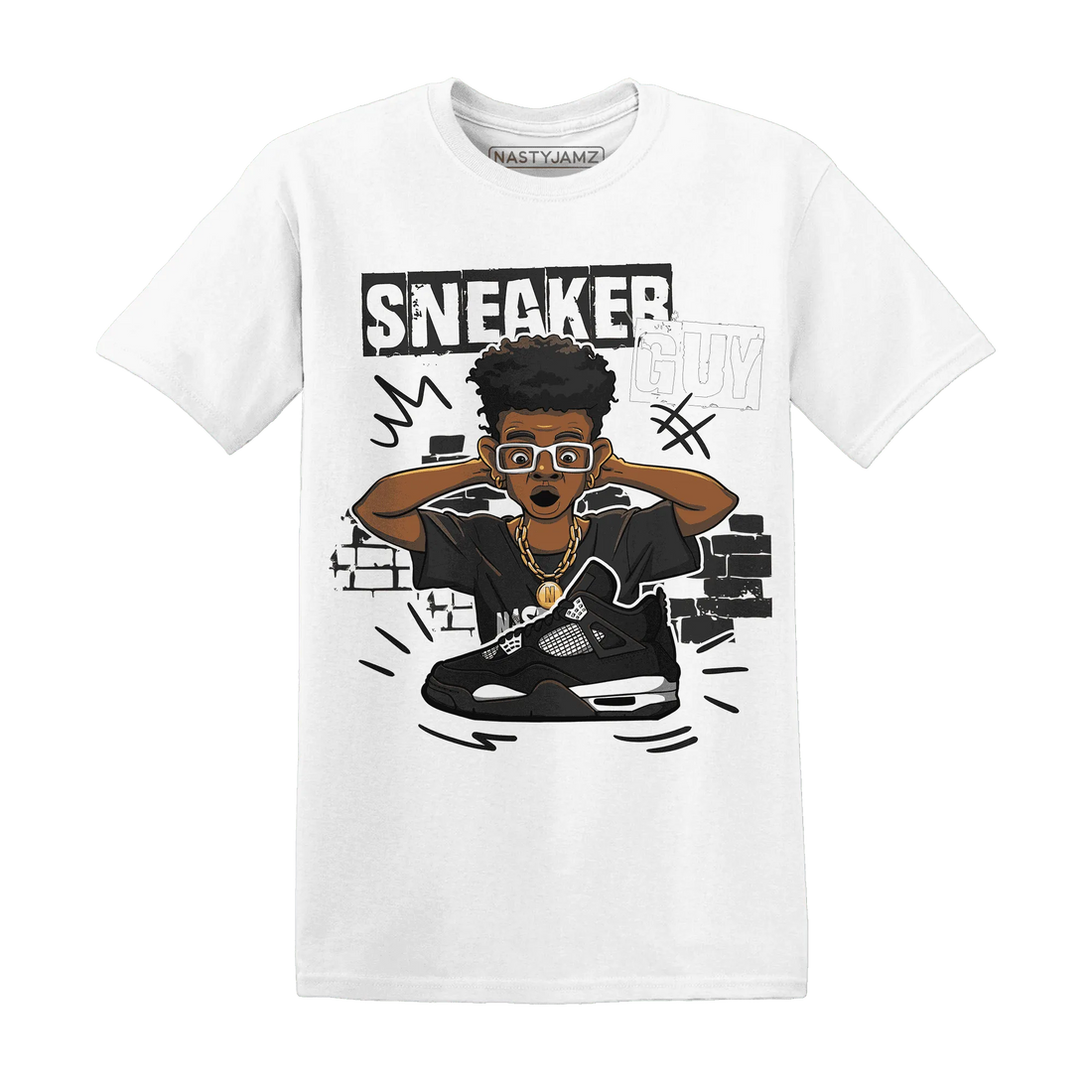 NastyJamz-White-Thunder-4s-T-Shirt-Match-Sneaker-Guy-Collector