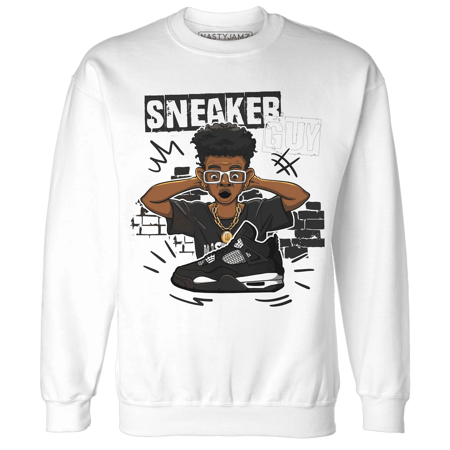 NastyJamz-White-Thunder-4s-Sweatshirt-Match-Sneaker-Guy-Collector