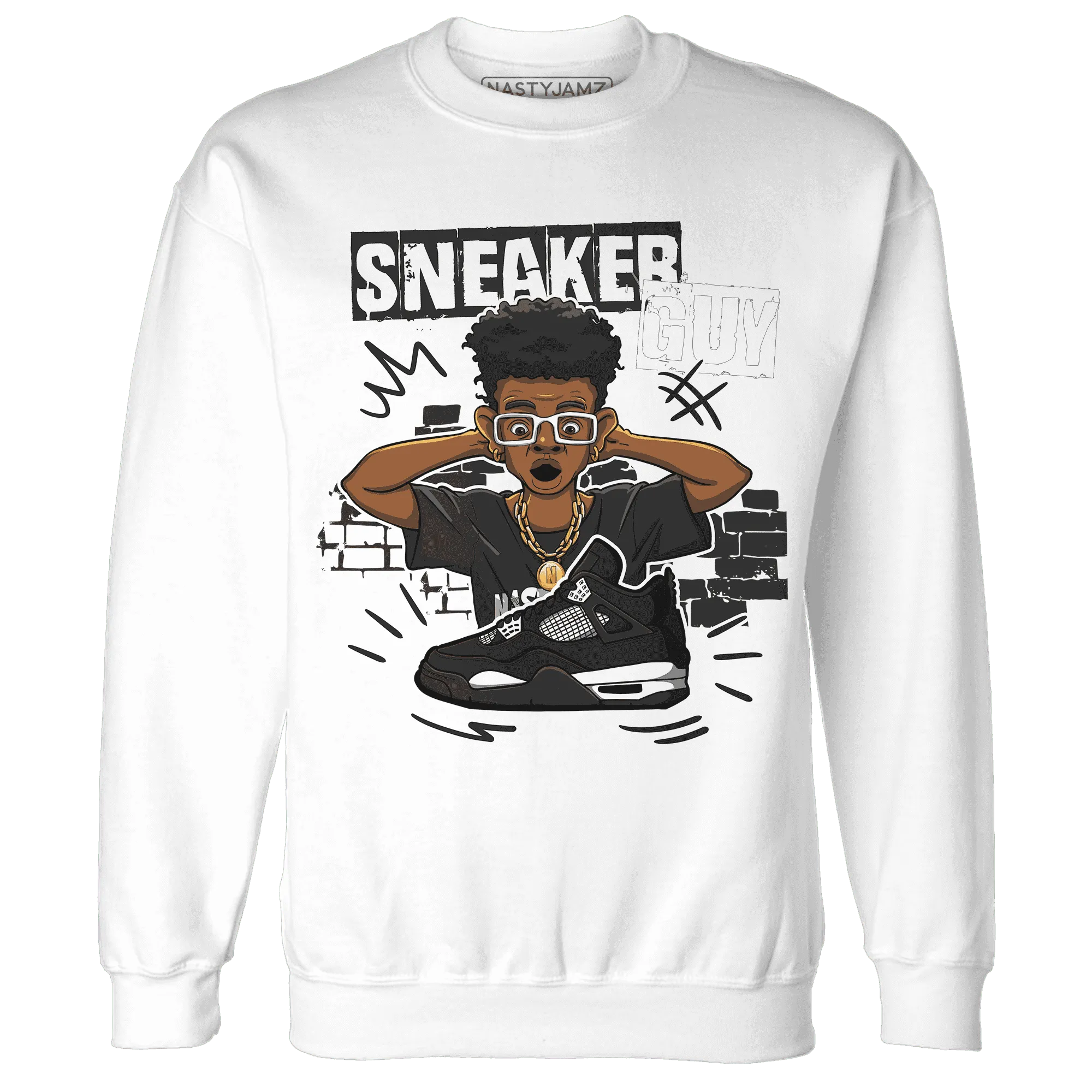 NastyJamz-White-Thunder-4s-Sweatshirt-Match-Sneaker-Guy-Collector