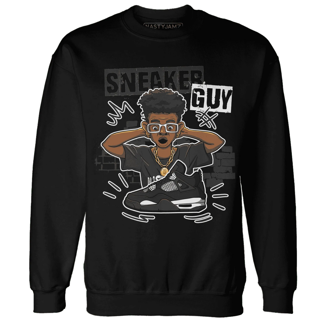 NastyJamz-White-Thunder-4s-Sweatshirt-Match-Sneaker-Guy-Collector