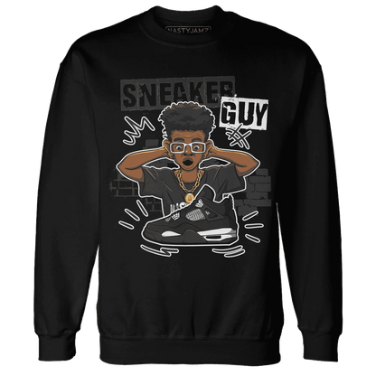 NastyJamz-White-Thunder-4s-Sweatshirt-Match-Sneaker-Guy-Collector