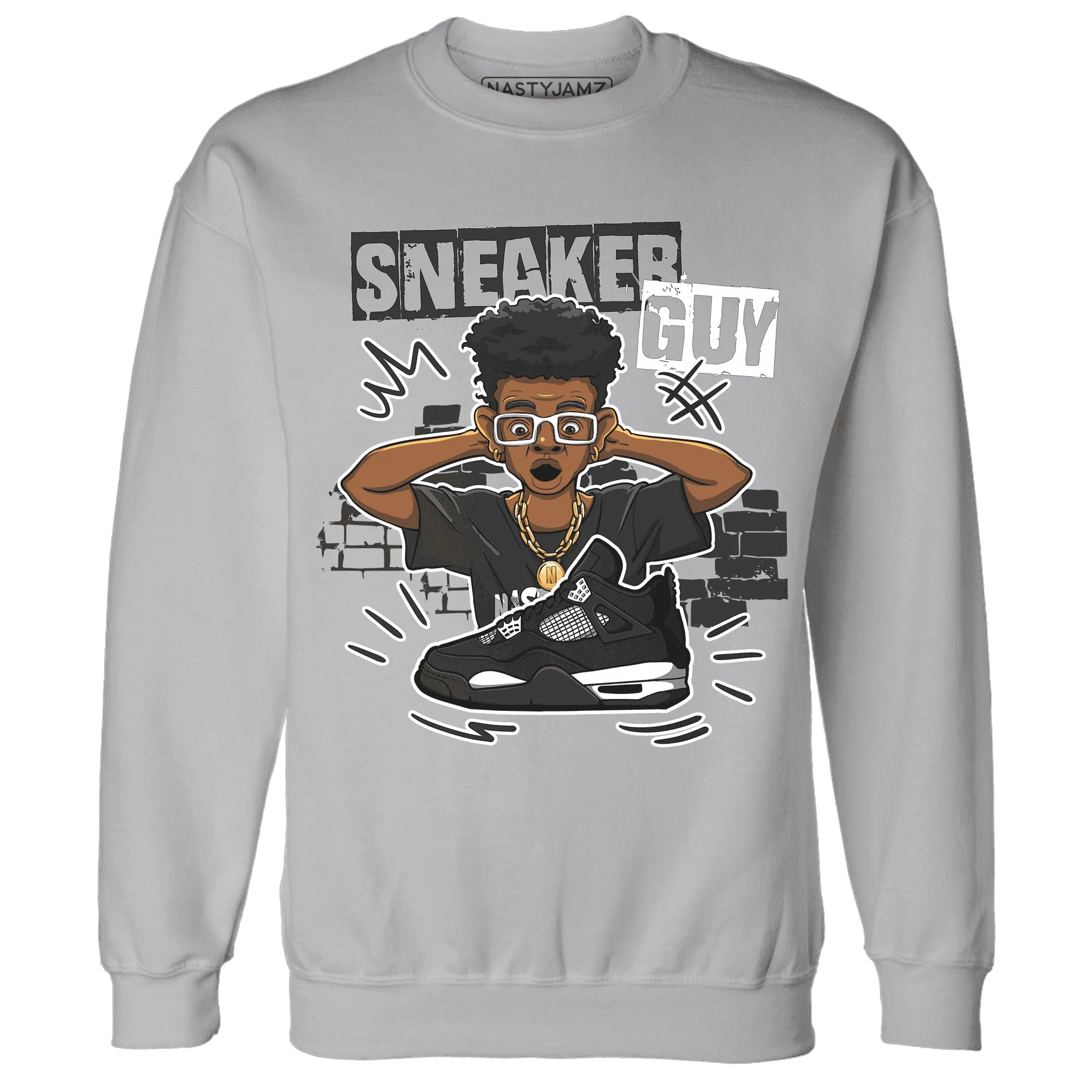 NastyJamz-White-Thunder-4s-Sweatshirt-Match-Sneaker-Guy-Collector