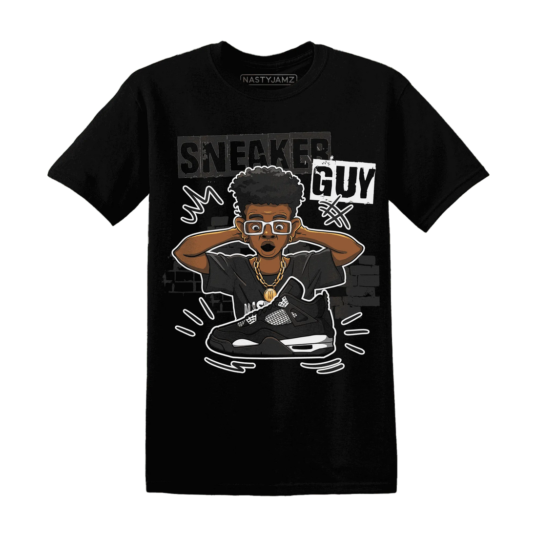 NastyJamz-White-Thunder-4s-T-Shirt-Match-Sneaker-Guy-Collector
