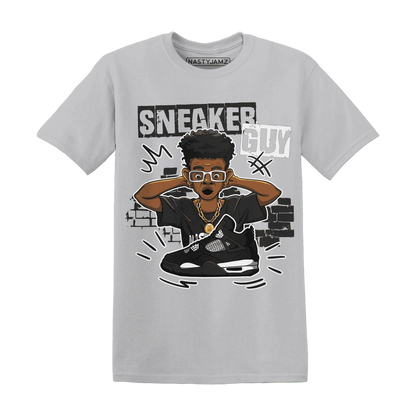 NastyJamz-White-Thunder-4s-T-Shirt-Match-Sneaker-Guy-Collector