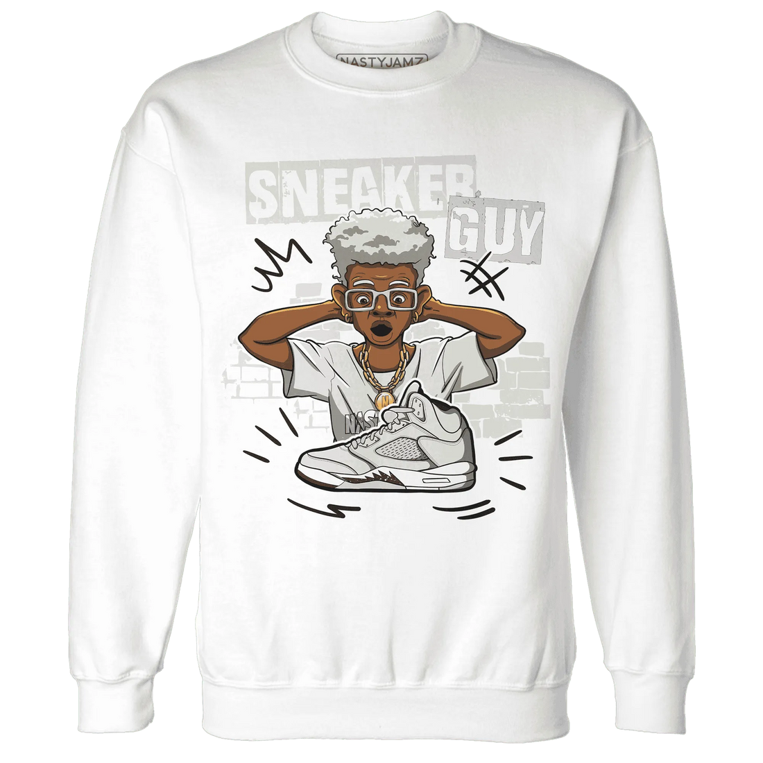 NastyJamz-SE-Sail-5s-Sweatshirt-Match-Sneaker-Guy-Collector