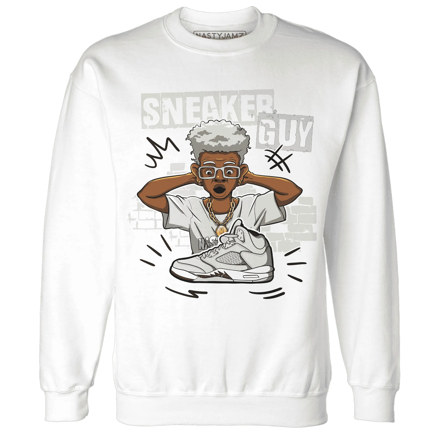 NastyJamz-SE-Sail-5s-Sweatshirt-Match-Sneaker-Guy-Collector