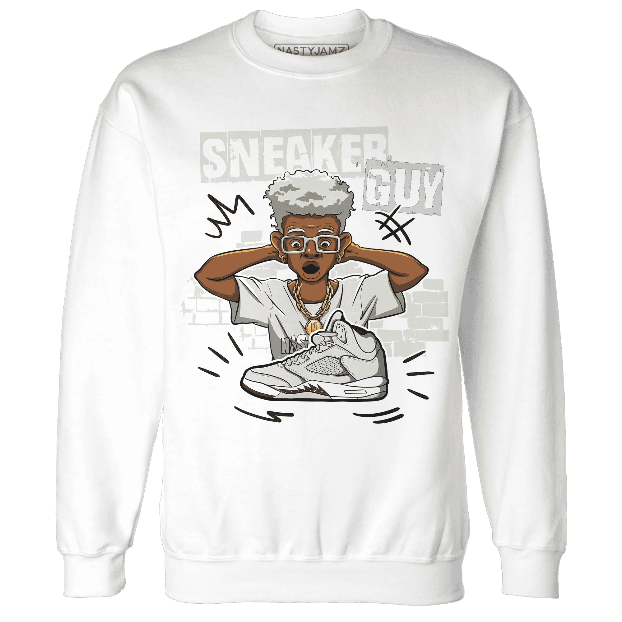 NastyJamz-SE-Sail-5s-Sweatshirt-Match-Sneaker-Guy-Collector