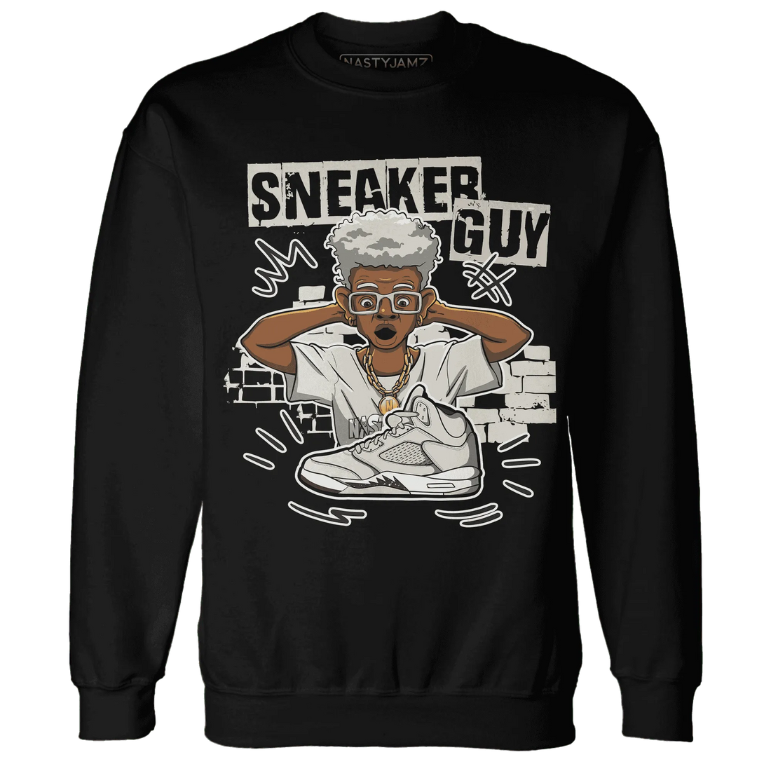NastyJamz-SE-Sail-5s-Sweatshirt-Match-Sneaker-Guy-Collector