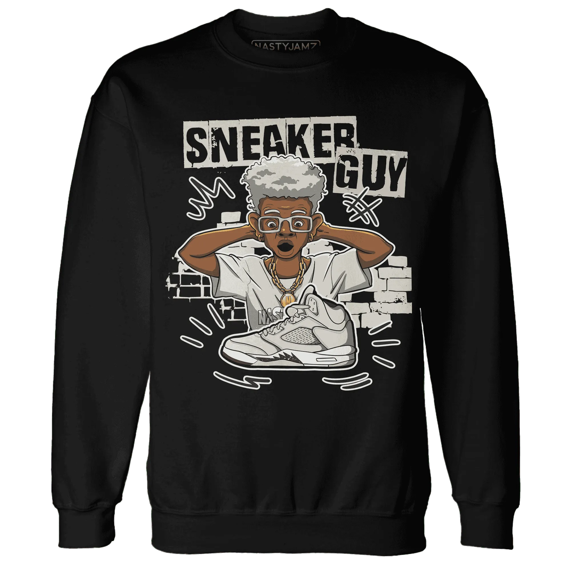 NastyJamz-SE-Sail-5s-Sweatshirt-Match-Sneaker-Guy-Collector