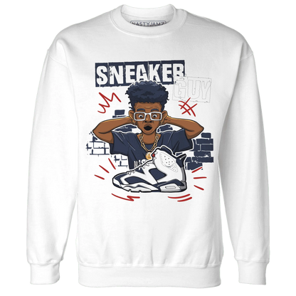 NastyJamz-White-Navy-6s-Sweatshirt-Match-Sneaker-Guy-Collector