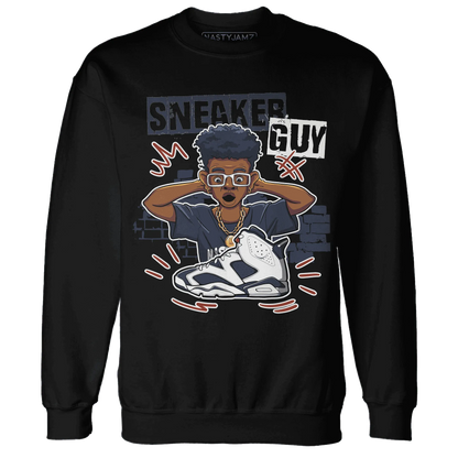 NastyJamz-White-Navy-6s-Sweatshirt-Match-Sneaker-Guy-Collector