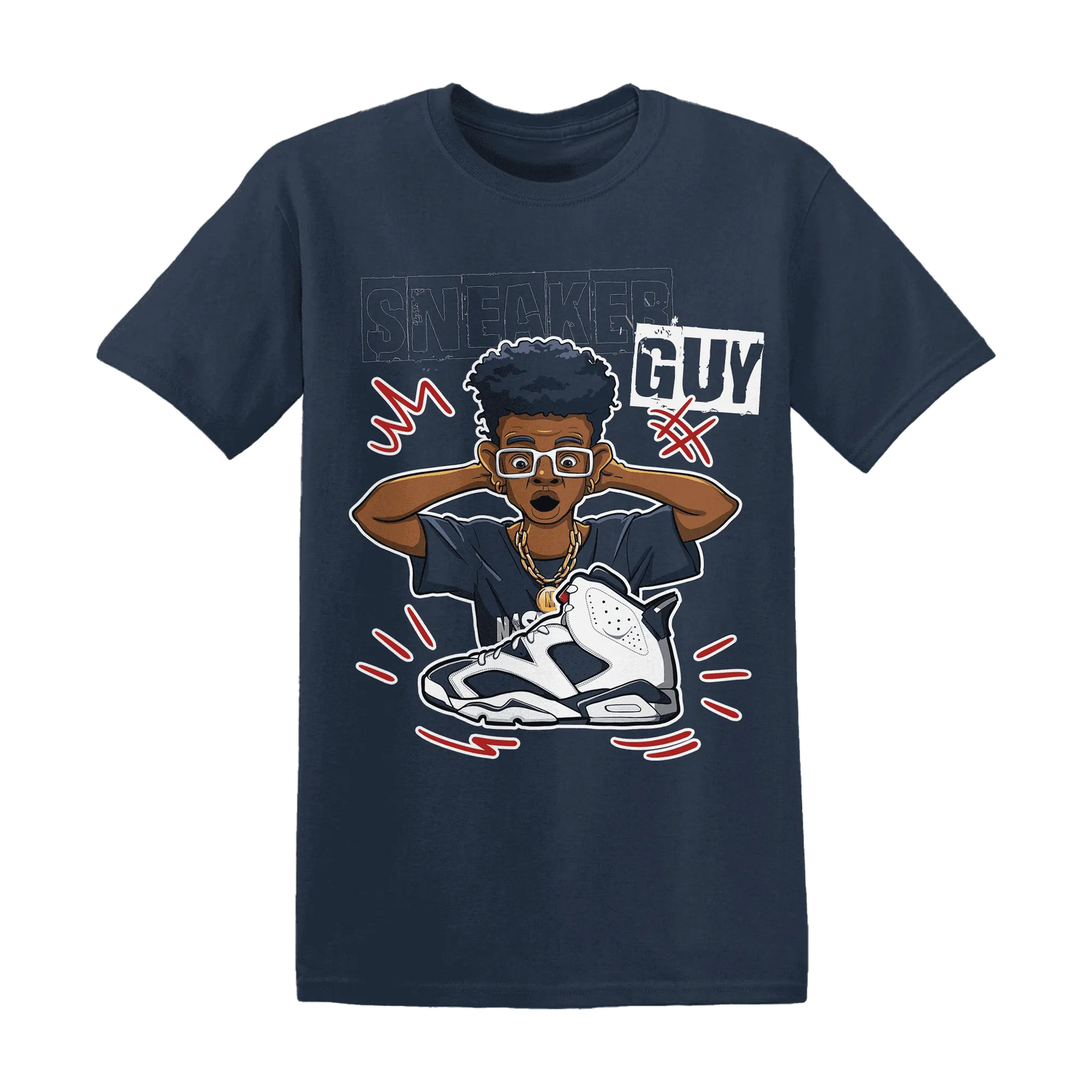 NastyJamz-White-Navy-6s-T-Shirt-Match-Sneaker-Guy-Collector