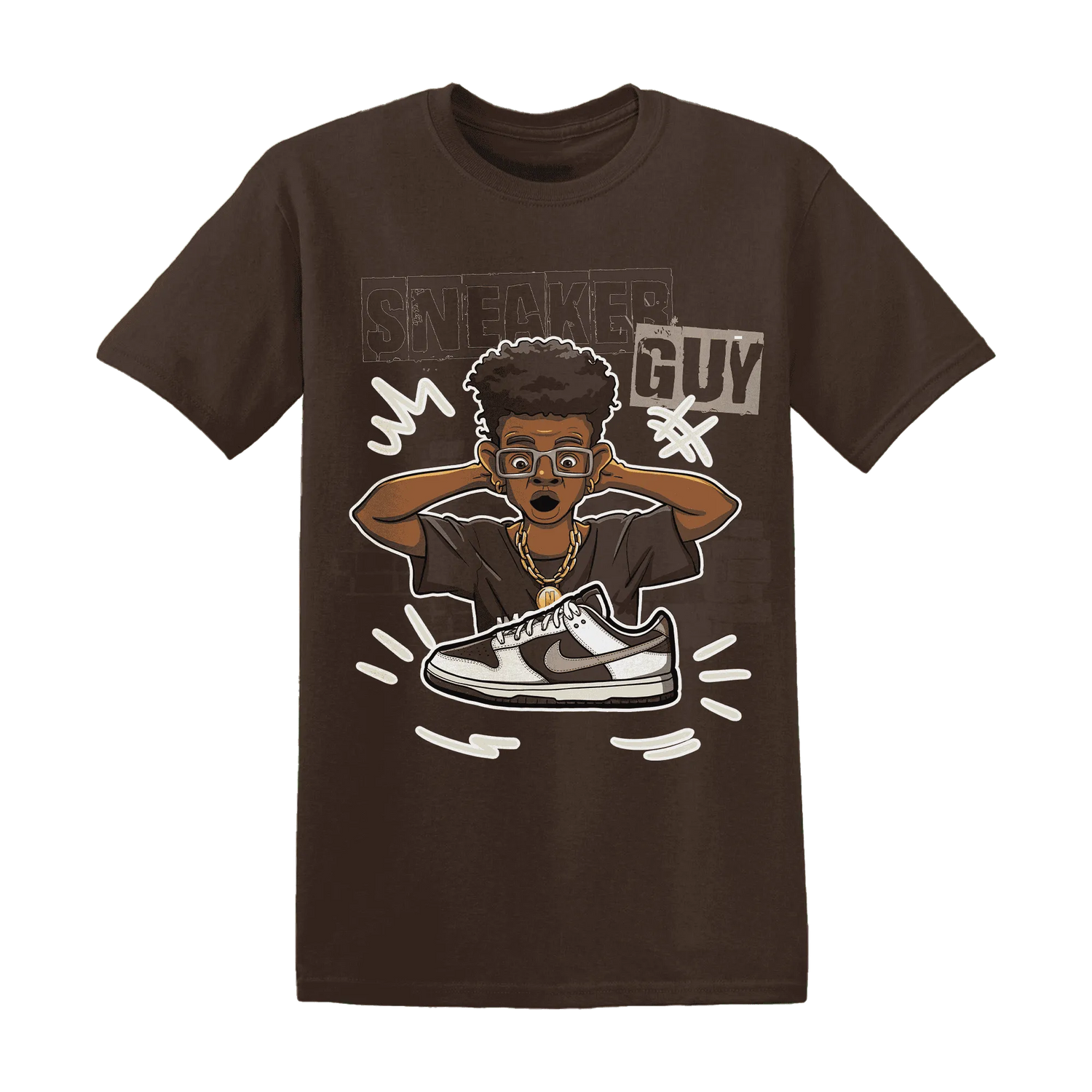 NastyJamz-Dunk-Low-Baroque-Brown-T-Shirt-Match-Sneaker-Guy-Collector