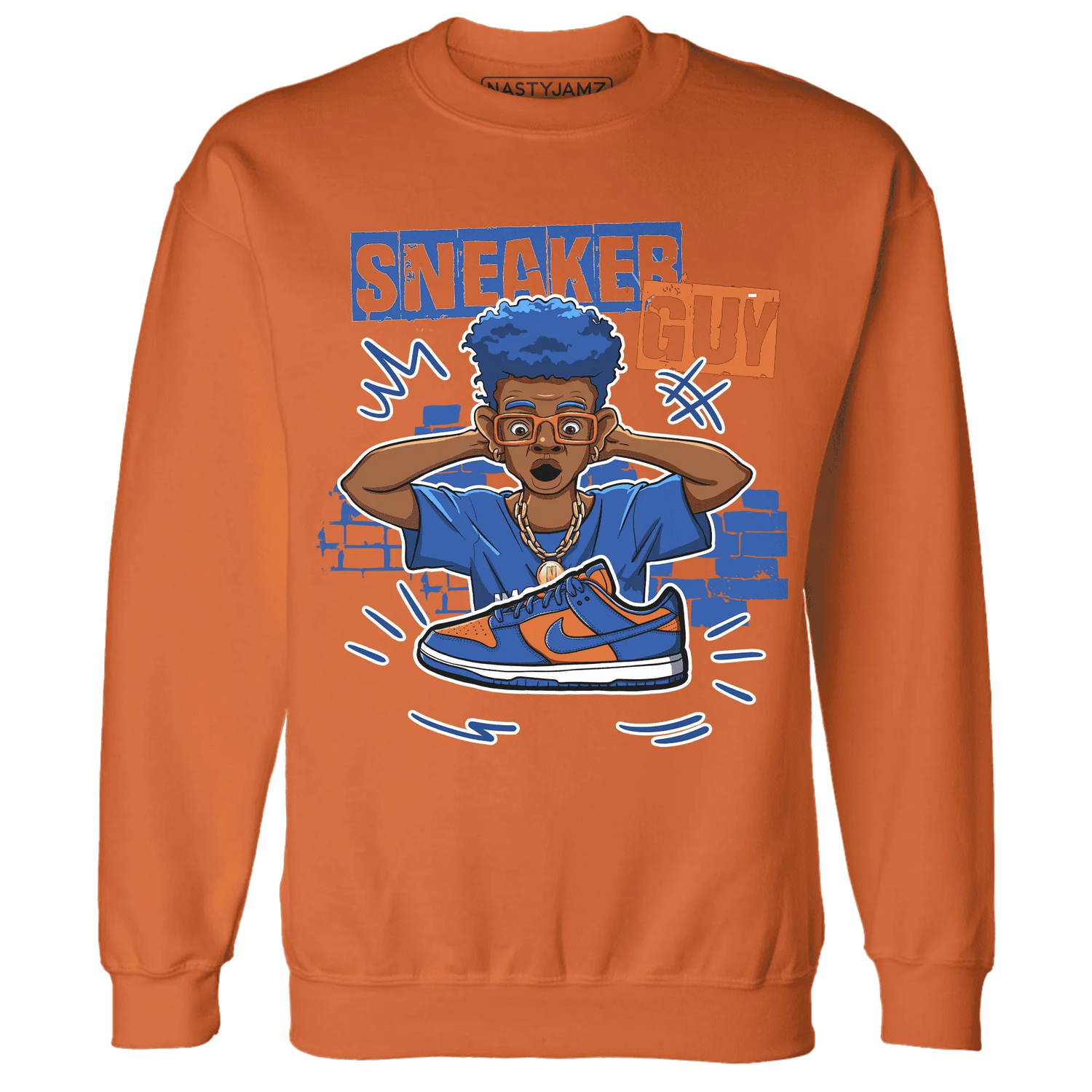 NastyJamz-Dunk-Low-Knicks-Sweatshirt-Match-Sneaker-Guy-Collector