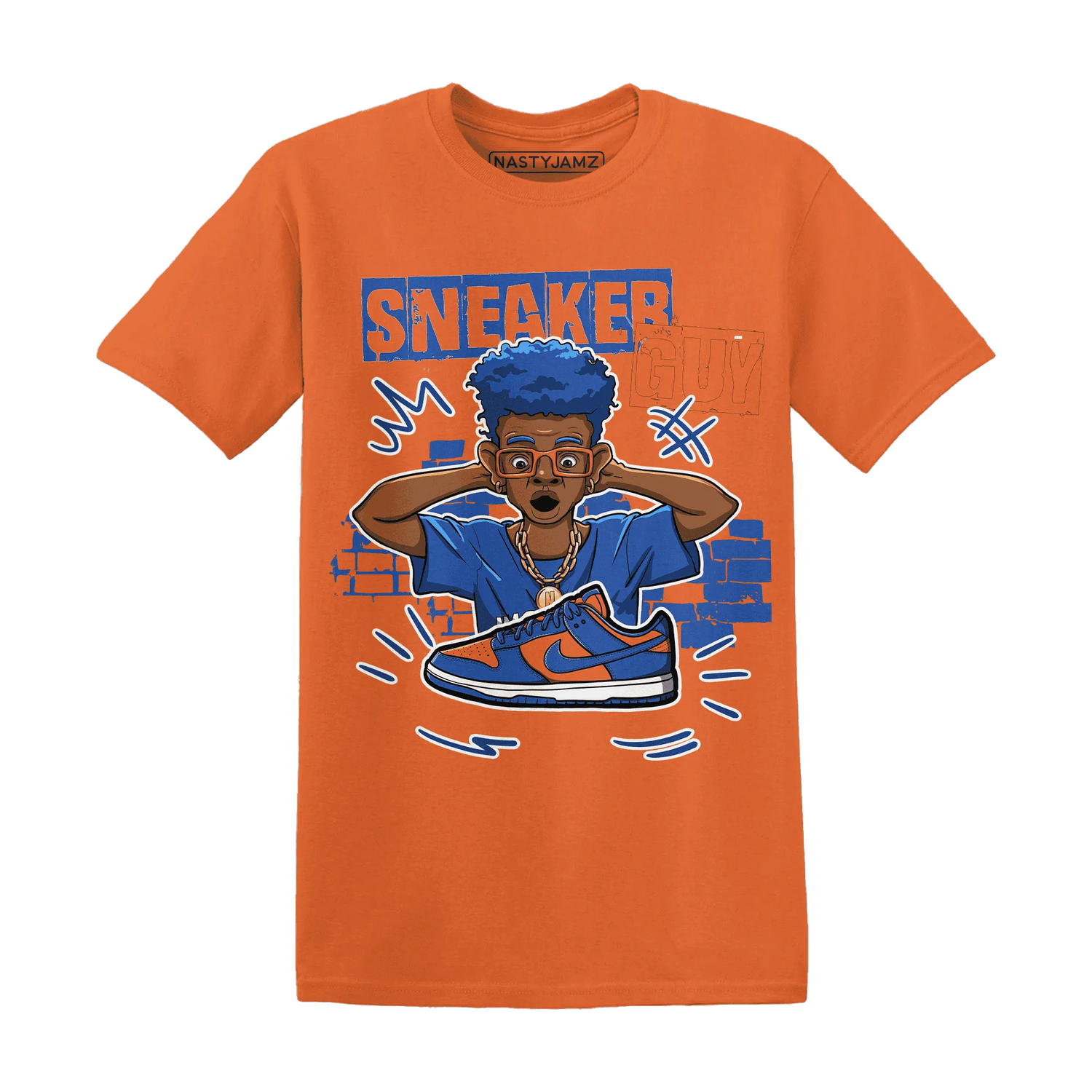 NastyJamz-Dunk-Low-Knicks-T-Shirt-Match-Sneaker-Guy-Collector