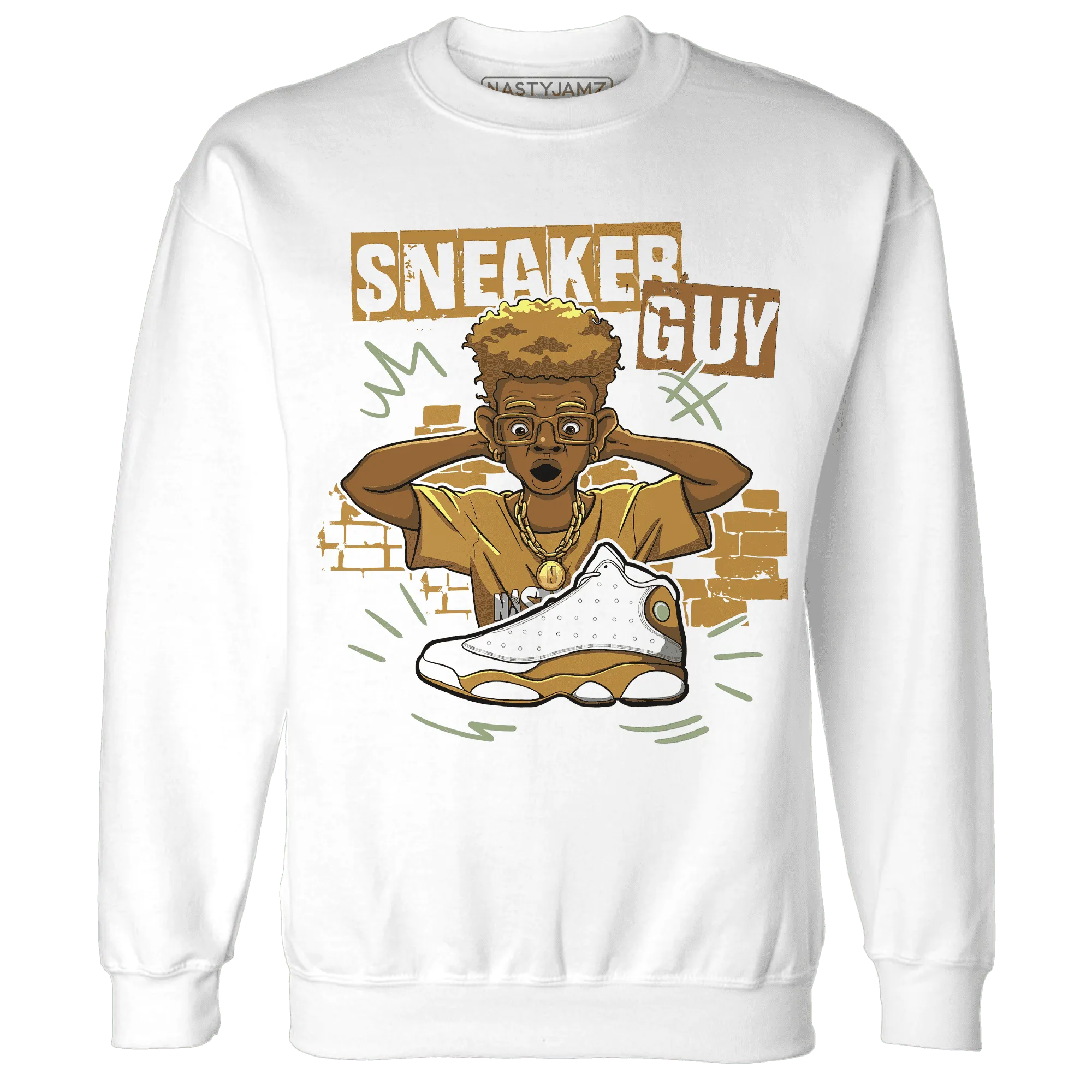 NastyJamz-Wheat-13s-Sweatshirt-Match-Sneaker-Guy-Collector