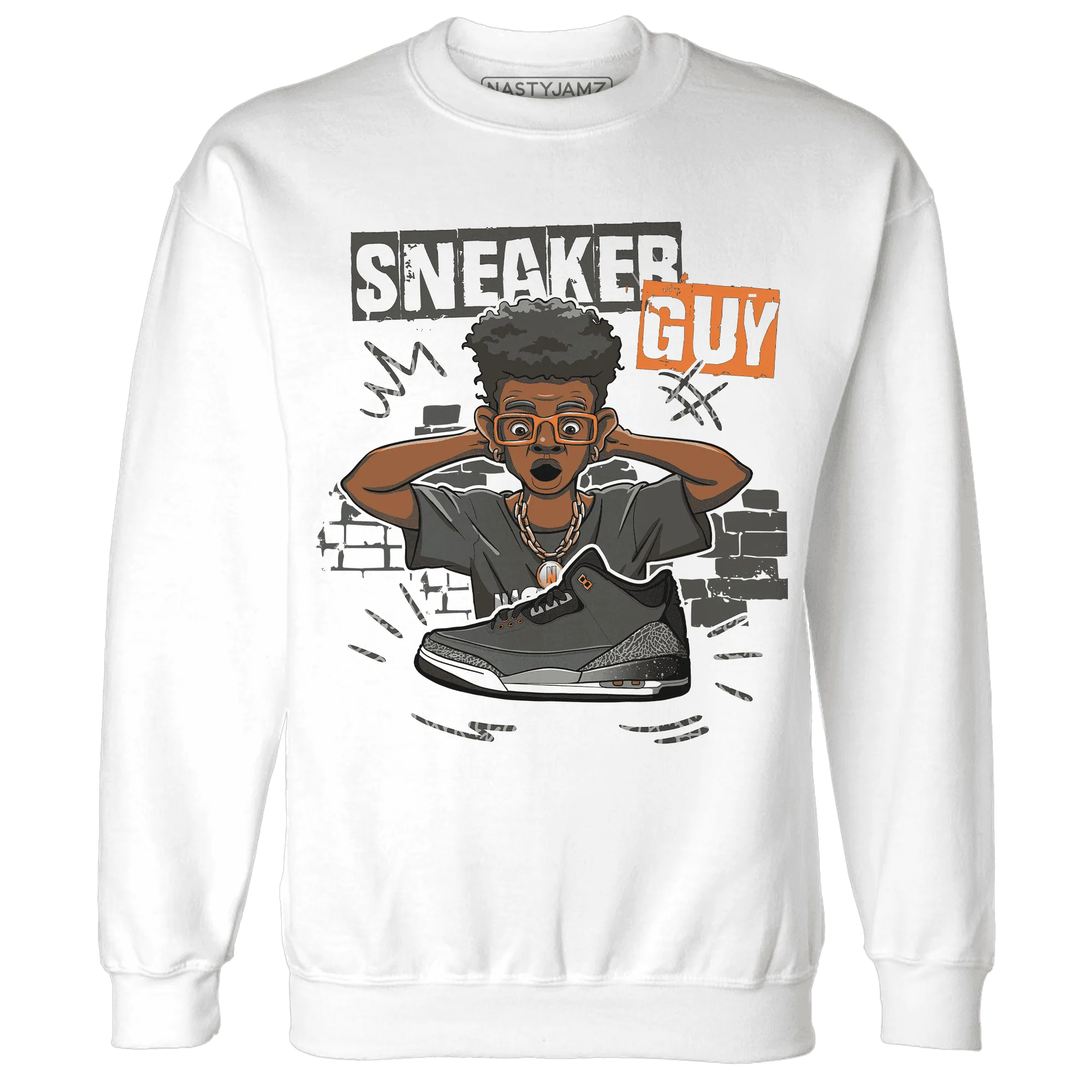 NastyJamz-Fear-Pack-3s-Sweatshirt-Match-Sneaker-Guy-Collector