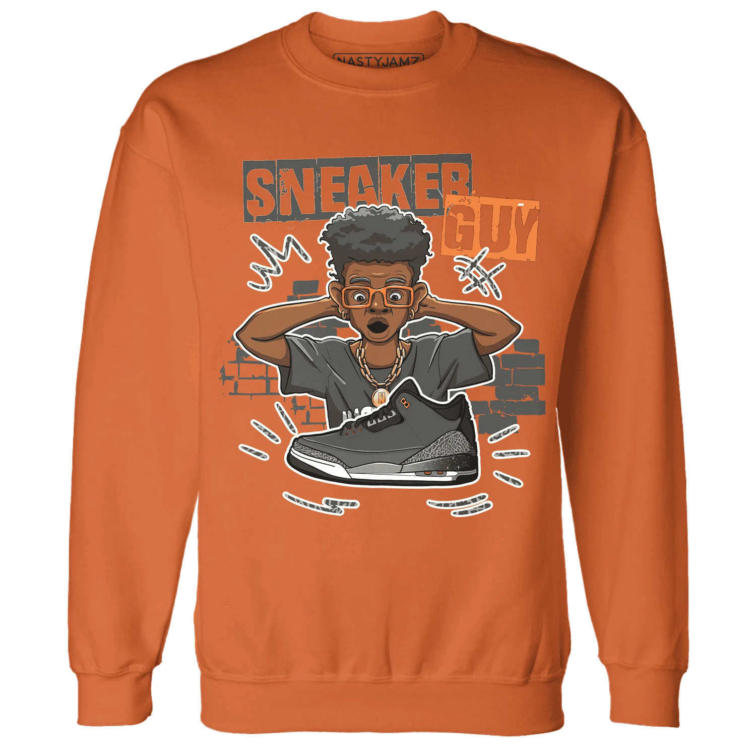 NastyJamz-Fear-Pack-3s-Sweatshirt-Match-Sneaker-Guy-Collector