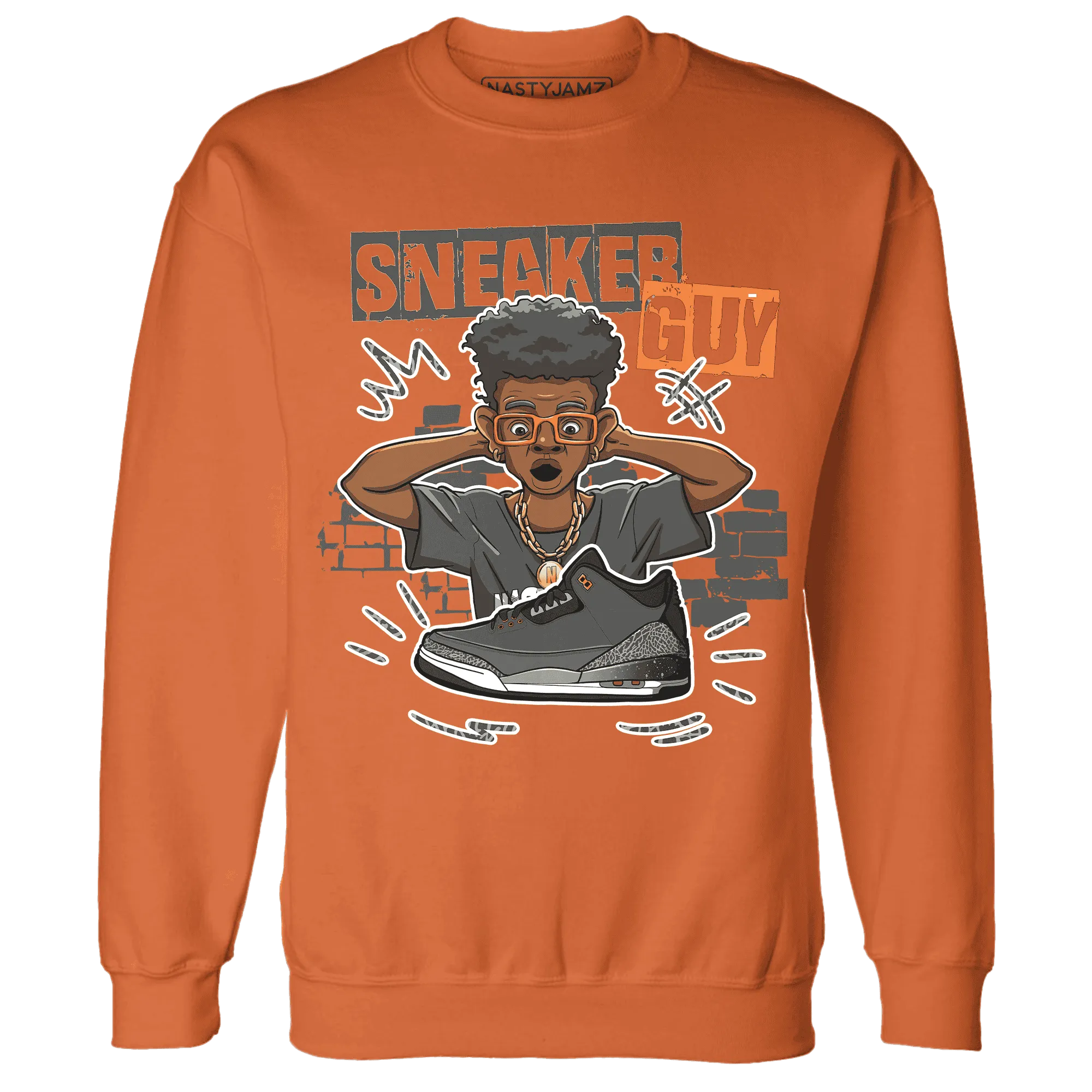 NastyJamz-Fear-Pack-3s-Sweatshirt-Match-Sneaker-Guy-Collector