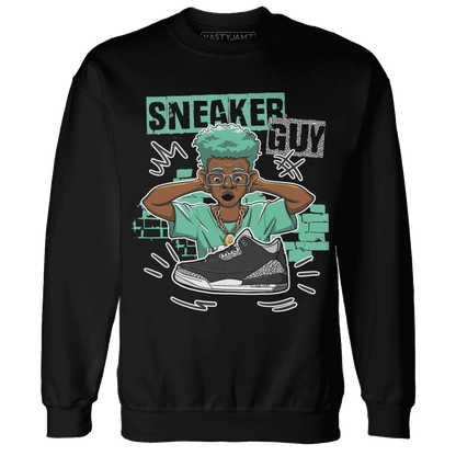 NastyJamz-Green-Glow-3s-Sweatshirt-Match-Sneaker-Guy-Collector