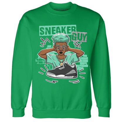 NastyJamz-Green-Glow-3s-Sweatshirt-Match-Sneaker-Guy-Collector