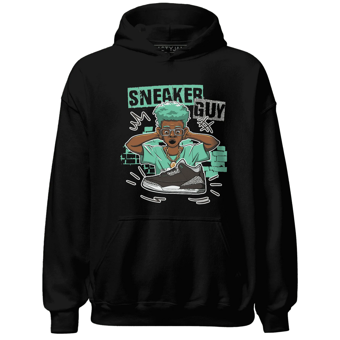 NastyJamz-Green-Glow-3s-Hoodie-Match-Sneaker-Guy-Collector