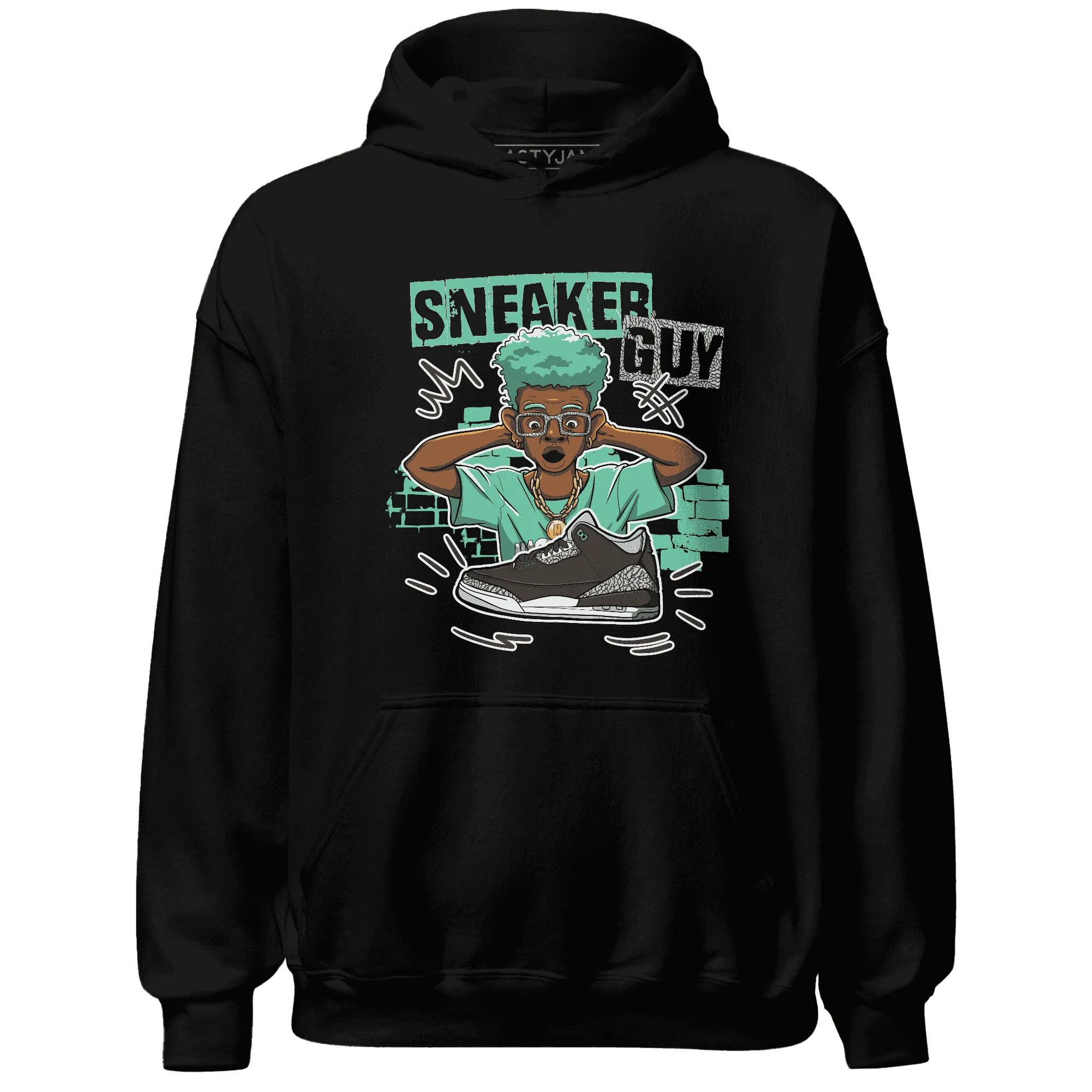 NastyJamz-Green-Glow-3s-Hoodie-Match-Sneaker-Guy-Collector
