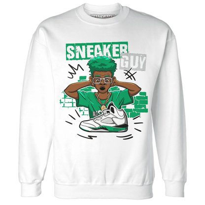 NastyJamz-Lucky-Green-5s-Sweatshirt-Match-Sneaker-Guy-Collector