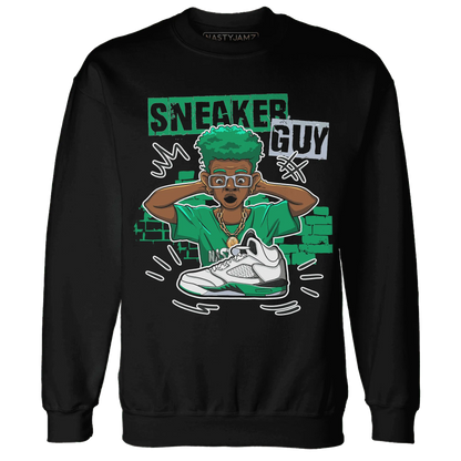 NastyJamz-Lucky-Green-5s-Sweatshirt-Match-Sneaker-Guy-Collector
