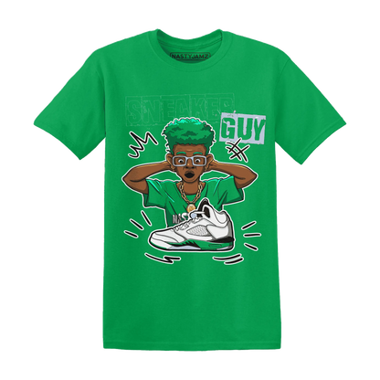 NastyJamz-Lucky-Green-5s-T-Shirt-Match-Sneaker-Guy-Collector