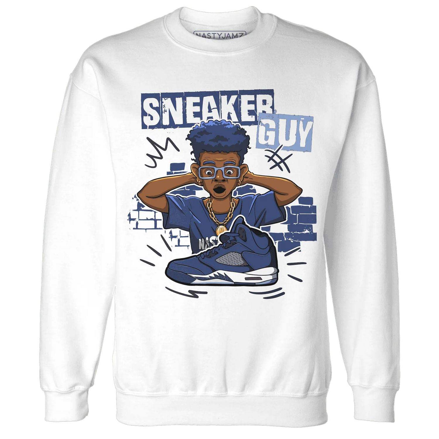 NastyJamz-Midnight-Navy-5s-Sweatshirt-Match-Sneaker-Guy-Collector